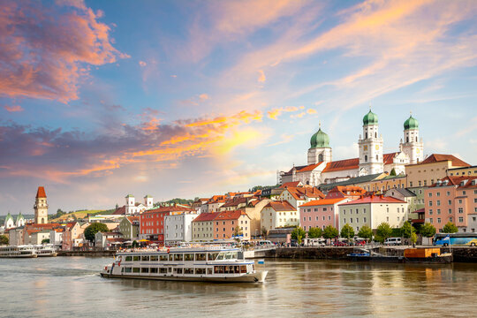 Altstadt, Passau, Bayern, Deutschland 