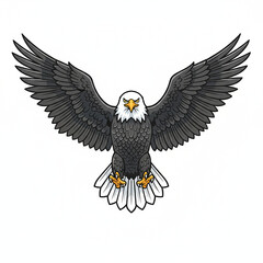 bald eagle in flight