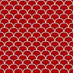 Obraz premium Maroon scallop pattern abstract background