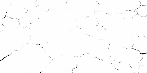 Obraz premium black and white dust and cracked concrete wall Texture pattern design element white background. 