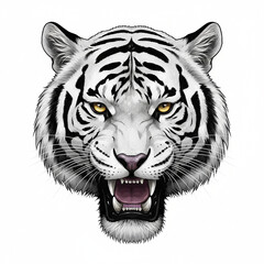 A nice African fierce tiger