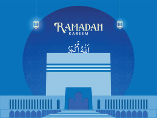 Islamic Greeting Cards with Modern Mosque, Crescent Moon, and Lantern Designs, Abstract Geometric Banner Templates, Holy Month Celebration Background Collection, Arabic Calligraphy.