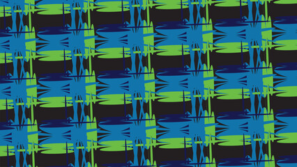 Colorful blue water drops creating a bright rainbow pattern background