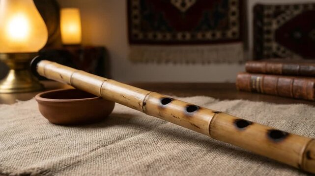 ney traditional reed flute iranian instrument video