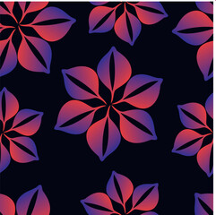 Seamless floral pattern, classic flower ornament, abstract ditsy print in vintage motif. Elegant botanical design of beautiful large wild flowers, leaves, small branches, herbs. Vector illustration.