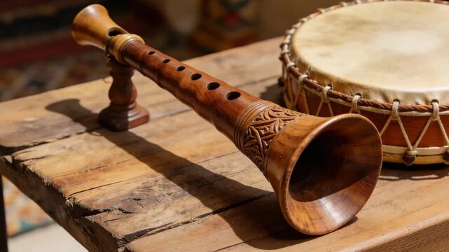  traditional sorna (zurna) wooden wind instrument iranian music video