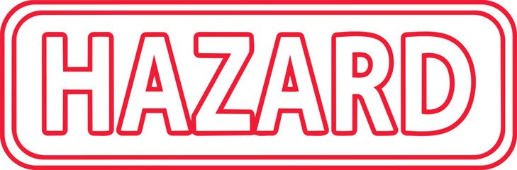 yellow and black radiation warning sign with bold text and trefoil symbol in a square frame