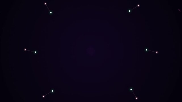 Dark Background with Shifting White Lights.
