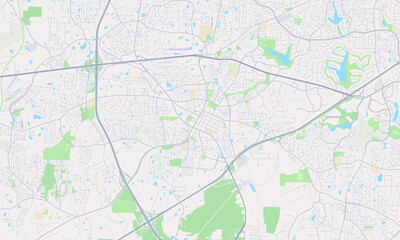 Obraz premium Apex North Carolina map