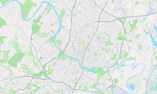 Austin Texas map