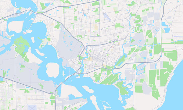 Baytown Texas map
