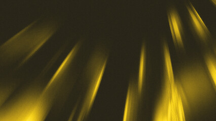 Naklejka premium Dynamic golden light streaks against a dark grainy background creating an abstract effect, golden, light, streak