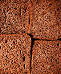 rye bread texture. bakery background.