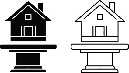 Simple House Design Vector