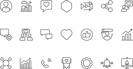 Simple Social Media Icons Set
