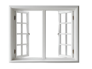 software window isolated on a transparent background 