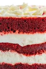 dessert and coffee on the table in the coffee shop