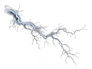 lightning overlay isolated on a transparent background 