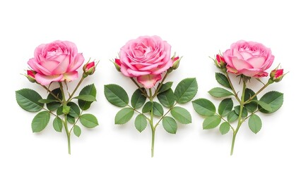 Happy valentine's day pink roses bouquet romantic gift ideas