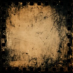 Vintage Grunge Texture with Dark Edges and Cracks for Artistic Backgrounds
