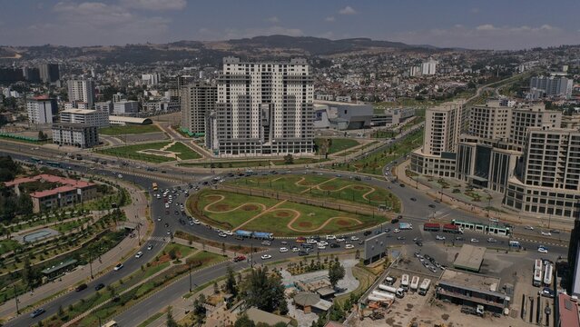 African union (au) building addis ababa, ethiopia africa, 