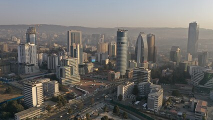 Fototapeta premium African union (au) building addis ababa, ethiopia africa, 