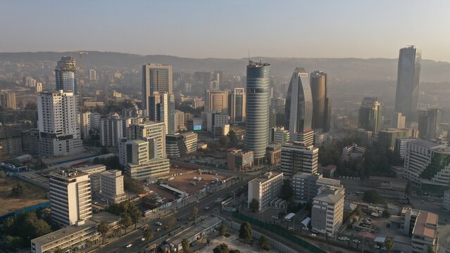 African union (au) building addis ababa, ethiopia africa, 