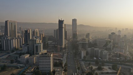 Fototapeta premium African union (au) building addis ababa, ethiopia africa, 