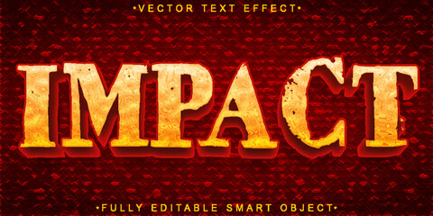  Impact Explosion Force Typography Vector Fully Editable Smart Object Text Effect