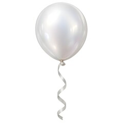 party balloons isolated on white