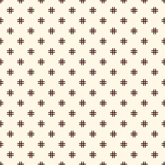 Seamless surface pattern with strokes. Repeated broken horizontal lines. Dashes motif. Simple geometric ornament. Hatched minimalist wallpaper. Modern abstract background with stitches. Vector © funkyplayer