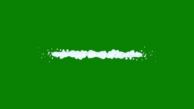 Splash liquid line burst effect on green screen featuring playful motion, abstract water animation, bubble ripples, ball splash elements and hand drawn cartoon lines in 2d rendered 4k