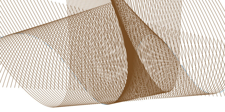 A brown leather tie with a unique zipper texture is isolated as a fashion object on a white background, perfect for a clothing gift or matching pattern shoes