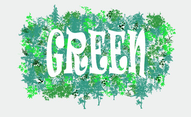 concepto verde vegetacion 