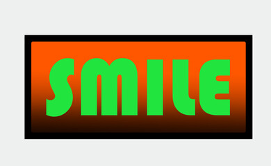 vector illustration of an abstract background sonrisa