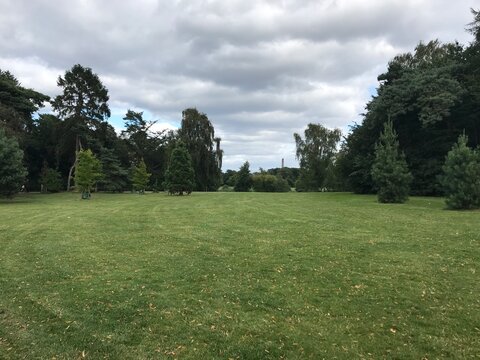 Hermoso parque verde en Dinamarca