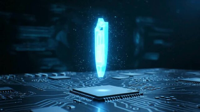 A glowing neon image that captures the essence of data security and information. This shot showcases a sleek, futuristic design with vibrant neon hues.