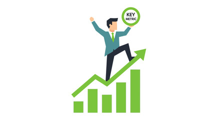 Businessman Celebrating Growth