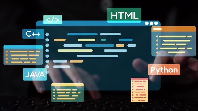 Software development with coding overlays, programming languages, developer tools, mobile app creation, and advanced programming for digital product development and software solutions. Muxer