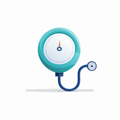 vector illustration of a microscope