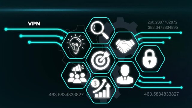 Secure VPN and virtual private network concept for professional digital privacy and encrypted internet connection safety.
