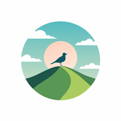 flamingo in the water