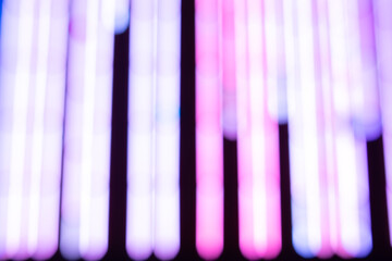 Fototapeta premium Neon light photo luminous background.