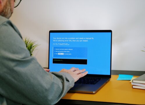 End User Feels Sense of Urgency to Remediate Error Message Proving Instructions - Recent ClickFix Phishing Attack Mimics Blue Screen of Death Concept