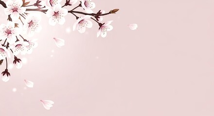 Obraz premium Easter sunday blooms pink florals and springtime joy