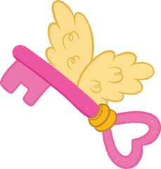 Valentine Cute Key Icon 