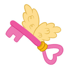 Valentine Cute Key Icon 