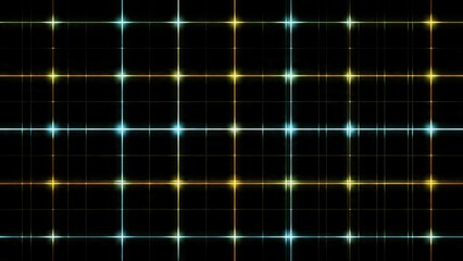 Obraz premium Abstract Glowing Grid Background