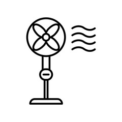 Obraz premium Stand Fan icon design template