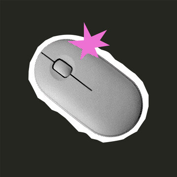Computer Mouse with Creative Accent